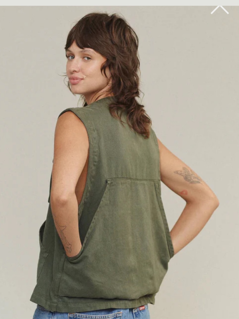 Jungmaven Falcon Vest Size Large Mustard Color EUC - Picture 5 of 5
